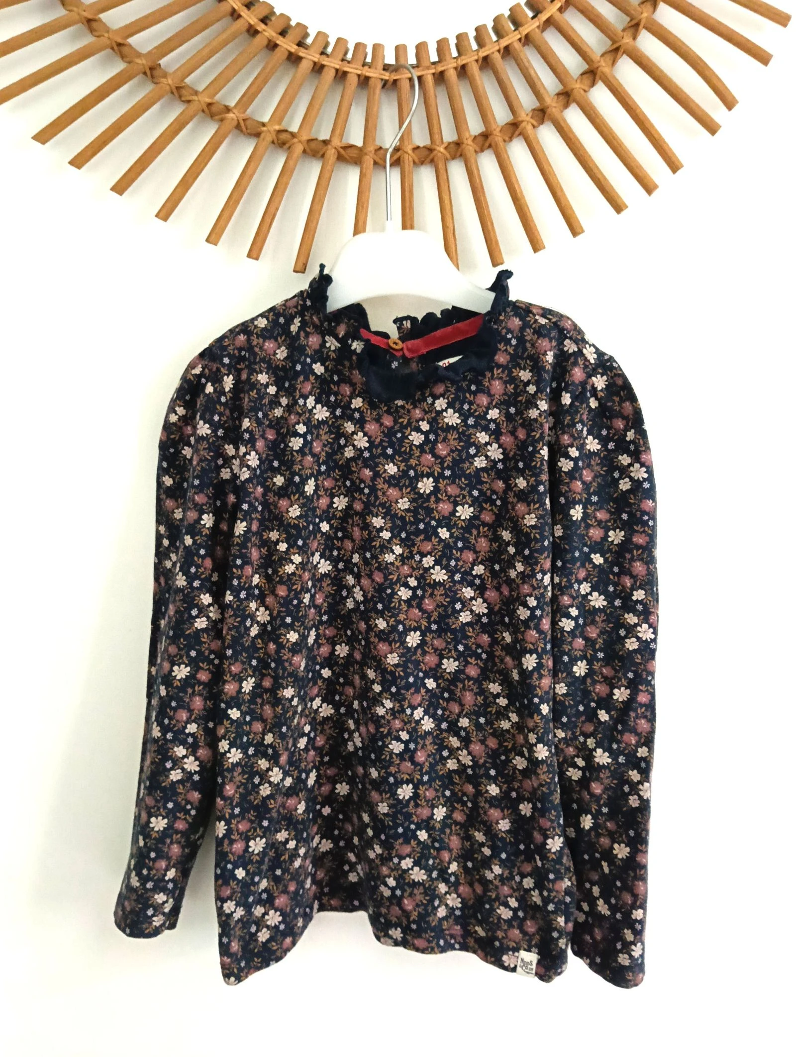 Tee-shirt ml fleurie noppies 116